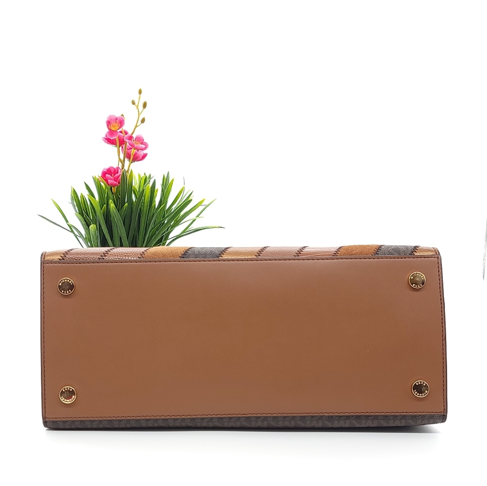 Michael Kors Hamilton MD Satchel Brown - Picture 4 of 10